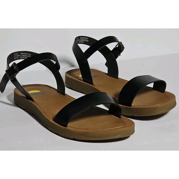 Womens Paradise Bay Black Pastel Gem Strappy Sandals Sz 8.5 M - Picture 5 of 8